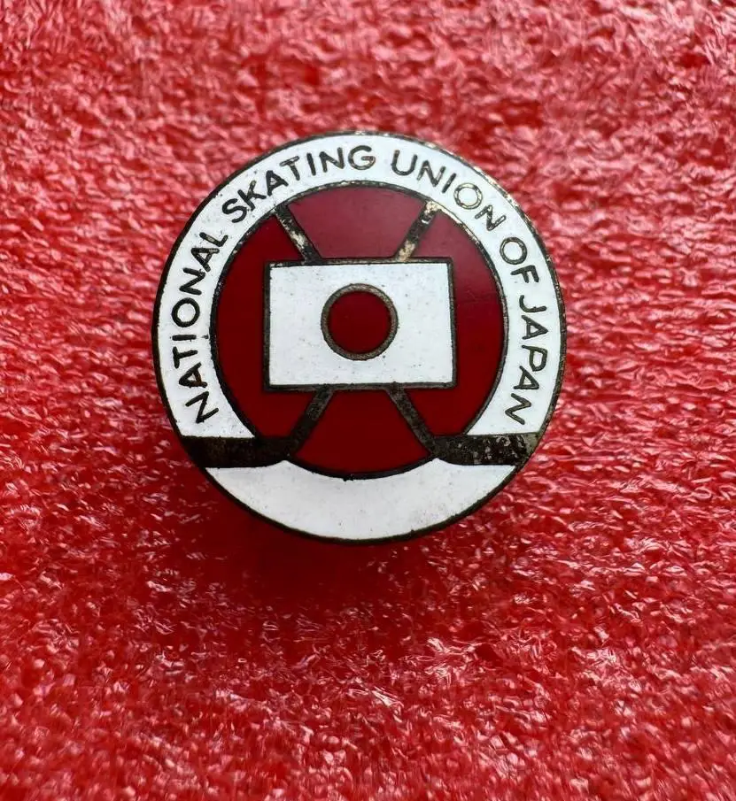 Знак Национальный Союз конькобежного спорта Хоккей Япония.