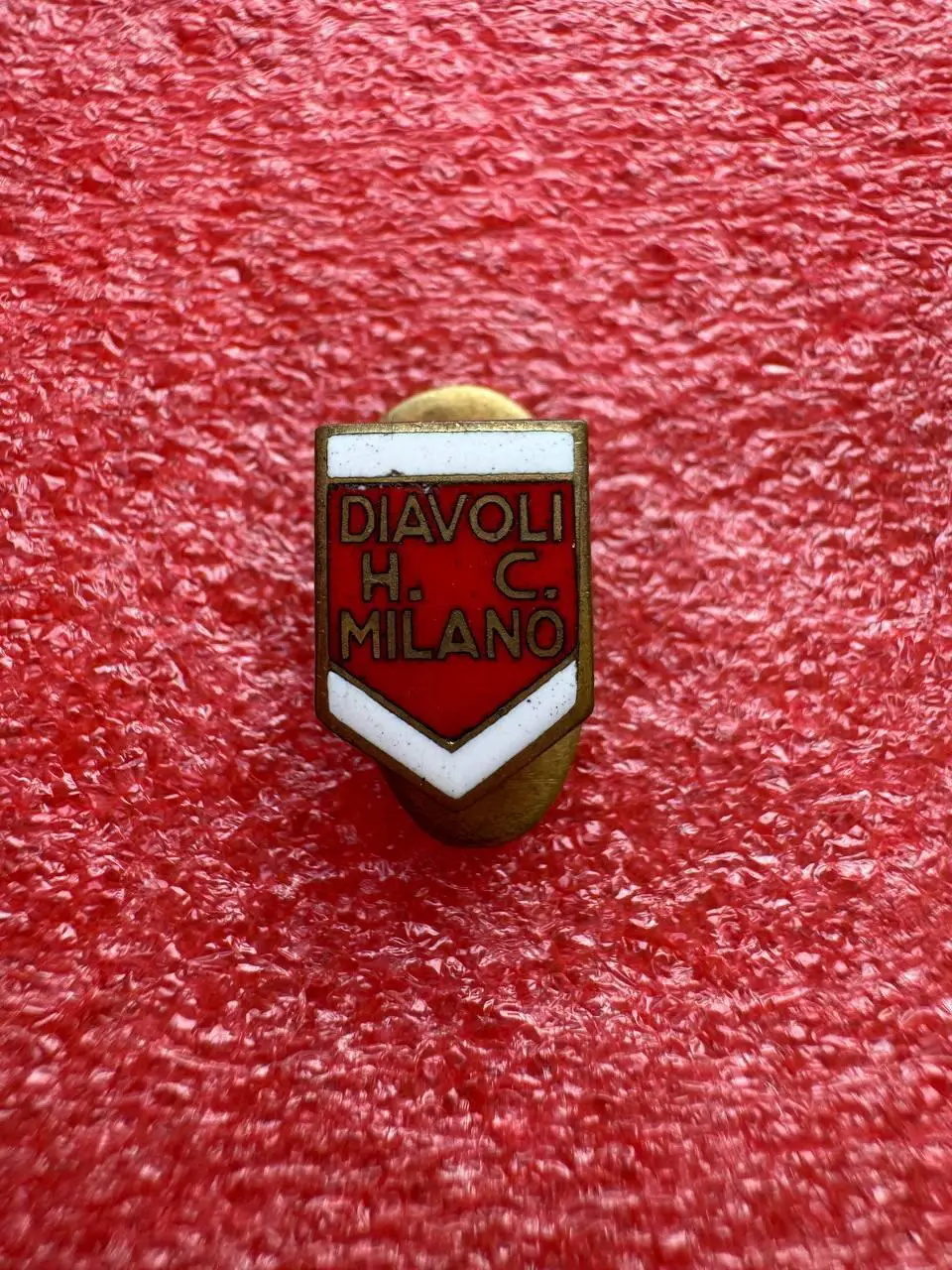 Знак хоккейный клуб Diavoli Hockey Club Milano Италия.