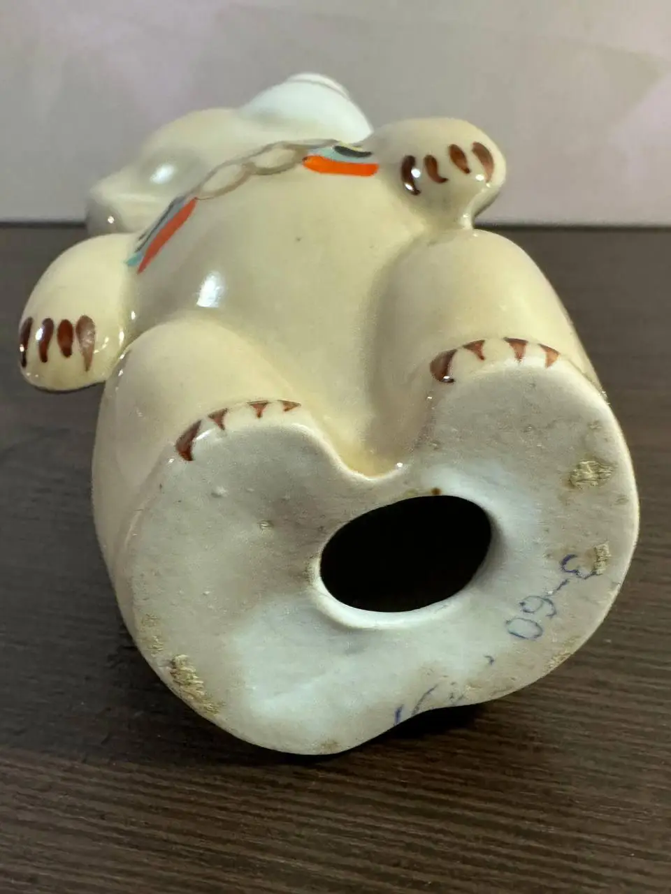 Фарфор статуэтка Мишка Олимпийский Довбышевский фарфоровый завод. 3