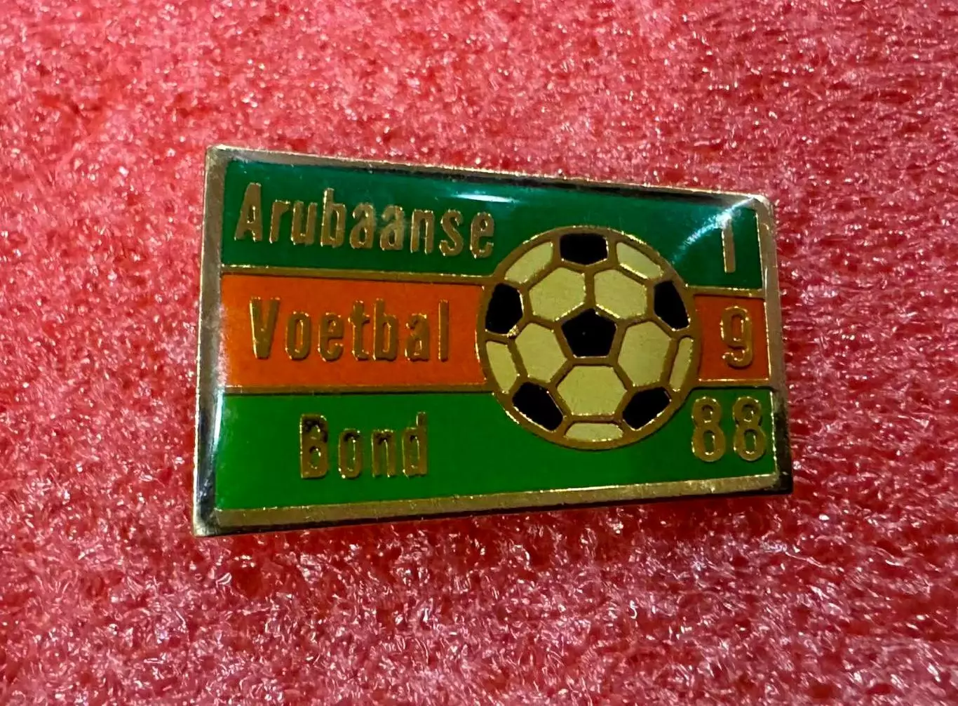 Знак Федерация футбола Аруба. 1