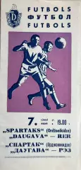Даугава РЭЗ Рига Латвия - Спартак Орджоникидзе (Владикавказ) 7 июня 1967