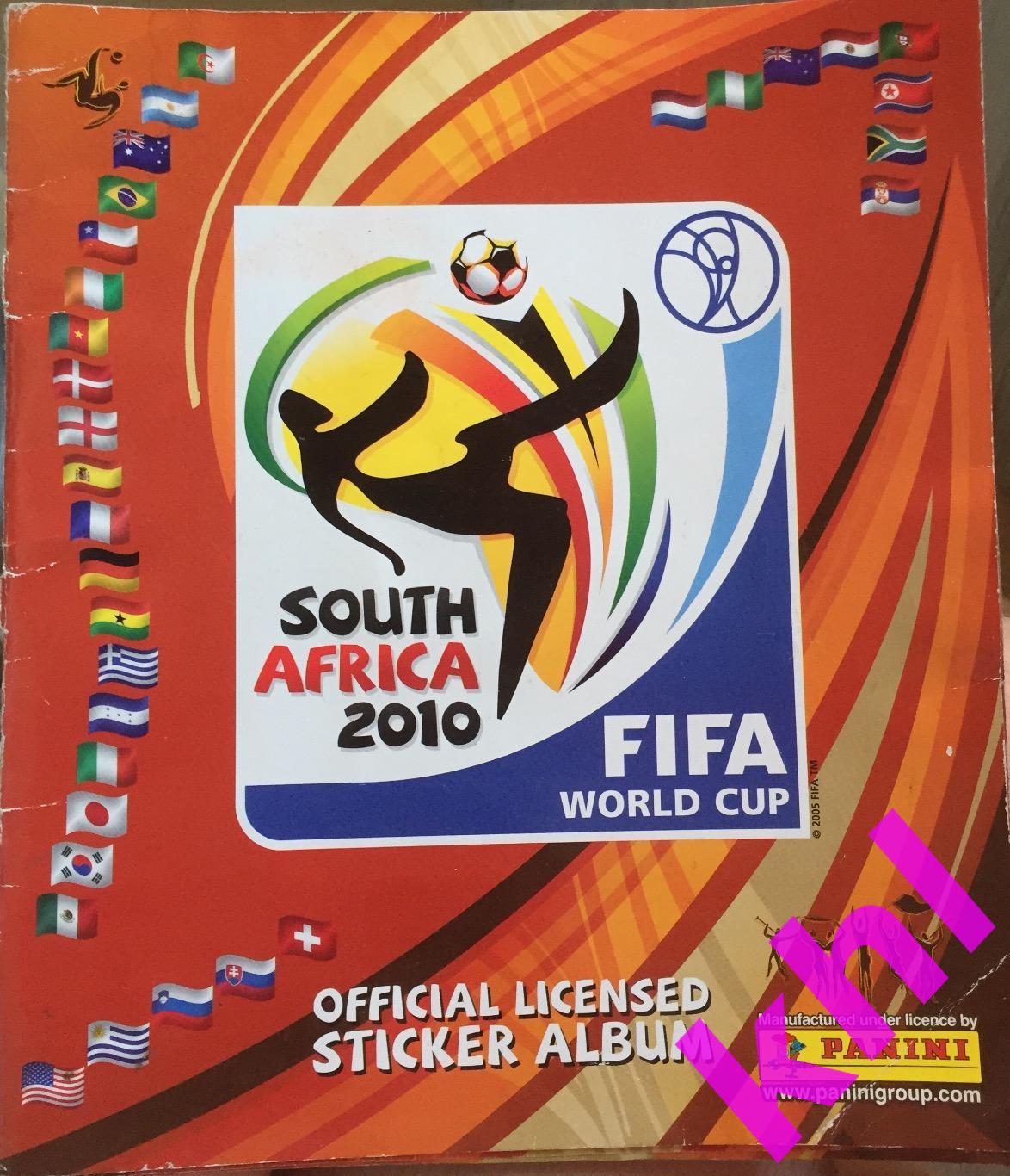 Журнал с наклейками Чемпионат мира 2010 ЮАР PANINI