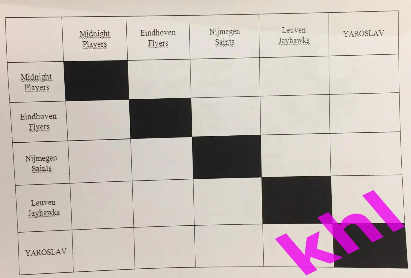 Турнир по хоккею с шайбой Тилбург Нидерланды (Россию представлял Ярославль) 2