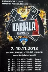 Кубок Карьяла 2013 Хельсинки Финляндия (РОССИЯ, Швеция, Финляндия, Чехия)