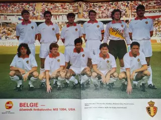 Из журнала Стадион Чехия участник ЧМ по футболу США 1994 год сборная Бельгии