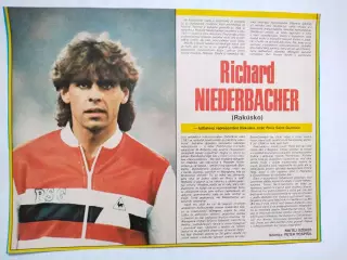Футбольные звезды из журнала Старт ЧССР - Рихард Нидербахер Австрия