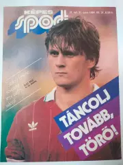 Обложка журнала Кепеш спорт Венгрия № 31 за 1984 год