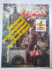 Обложка журнала Кепеш спорт Венгрия № 38 за 1984 год