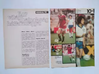 Страницы из журнала Кепеш спорт о чемпионате мира по футболу 1982 год - 7