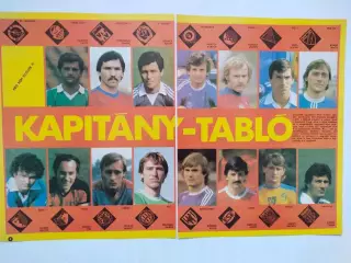 Из журнала Кепеш спорт Венгрия Капитанское табло чемпионата венгрии по футболу