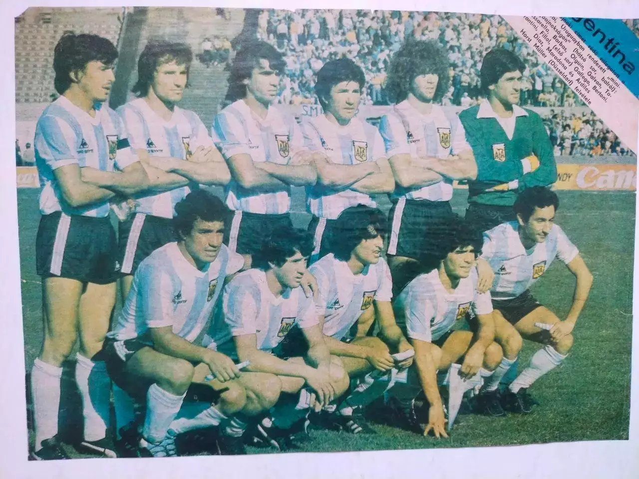 Из журнала Кепеш спорт Венгрия футбольная сборная Аргентины