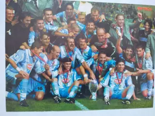 Постер из журнала Футбол Украина Футбольный клуб Лацио 1999 год