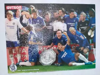 Постер из журнала Футбол Украина Футбольный клуб Челси 2005 г.