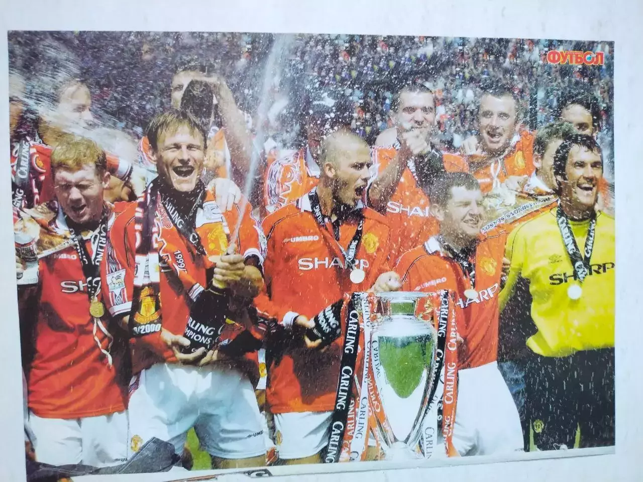 Постер из журнала Футбол Украина Футбольный клуб Манчестер Юнайтед