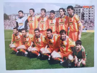 Постер из журнала Футбол Украина Футбольный клуб Галатасарай 2000 г.