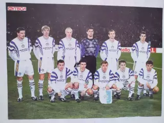 Постер из журнала Футбол Украина Футбольный клуб Динамо Киев 1998 г.