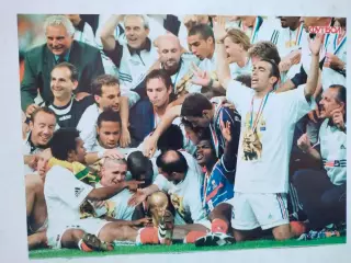 Постер из журнала Футбол Украина Футбольная сборная Франция 1998 г.