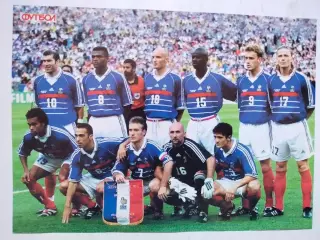 Постер из журнала Футбол Украина Футбольная сборная Франция