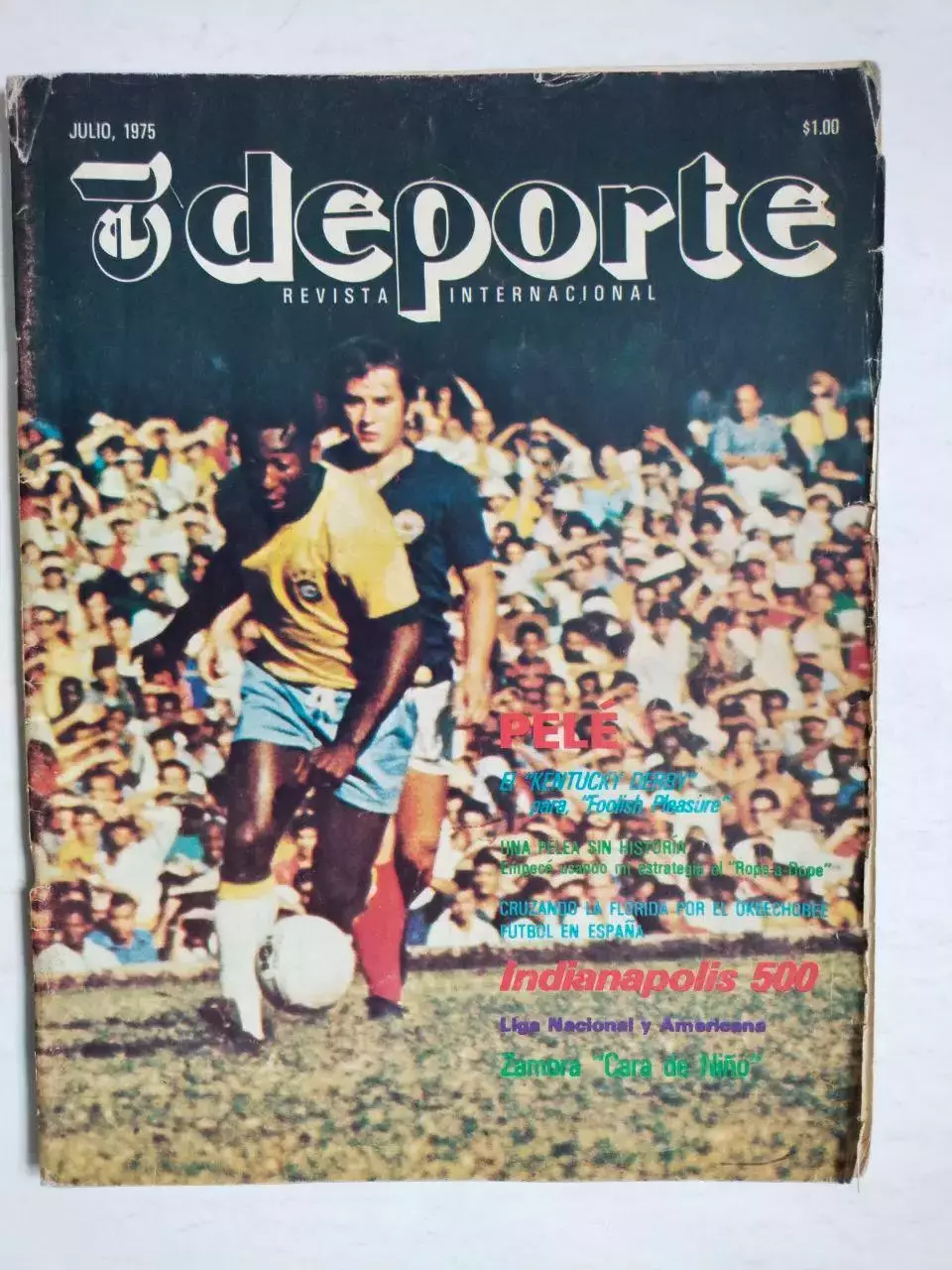 Журнал el deporte REVISTA INTERNACIONAL за июль 1975 год