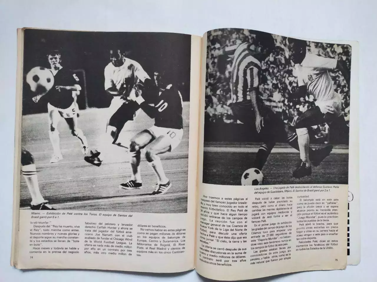 Журнал el deporte REVISTA INTERNACIONAL за июль 1975 год 5