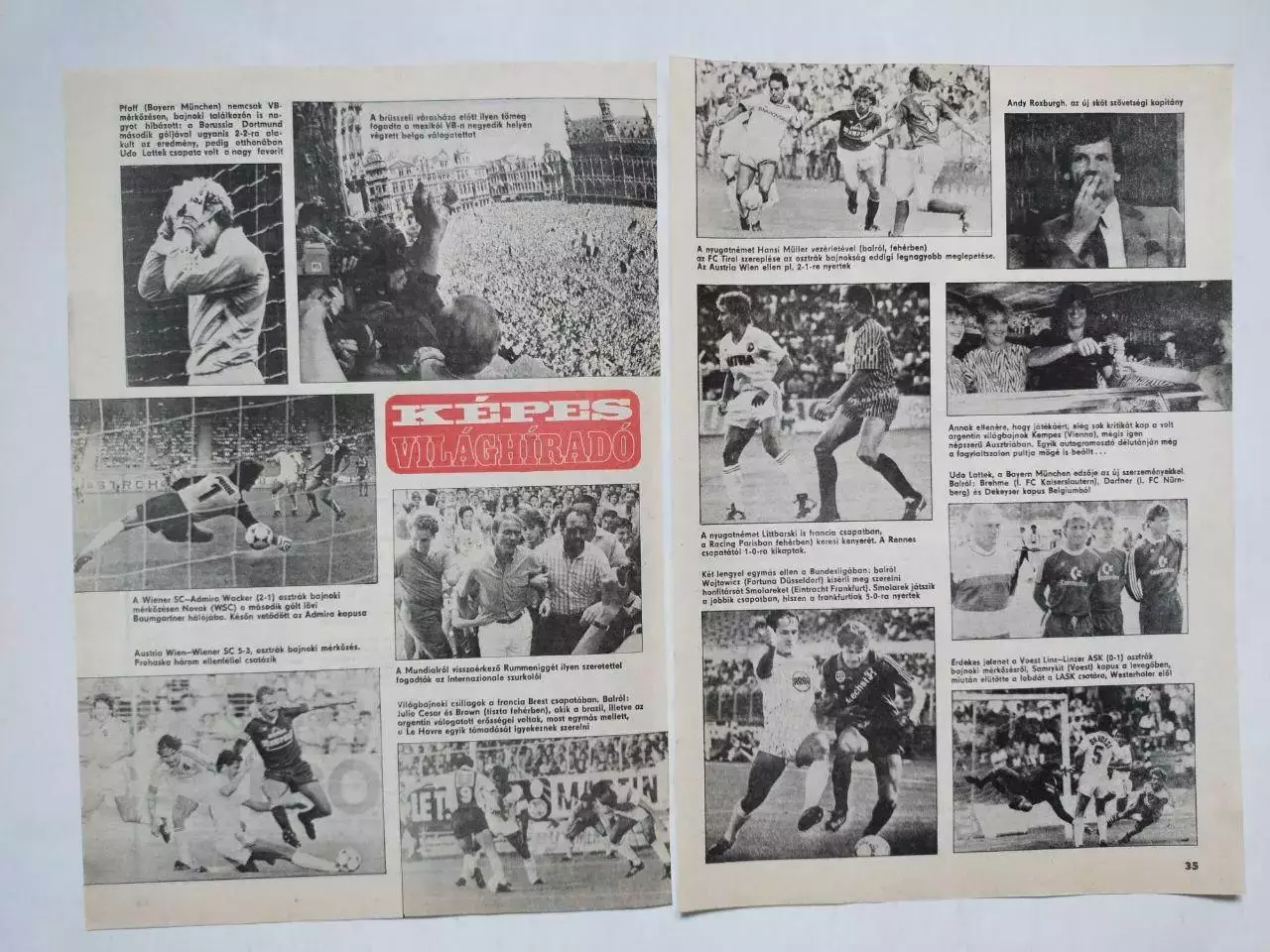 Из журнала LABDARUGAS футбольный календоскоп 5