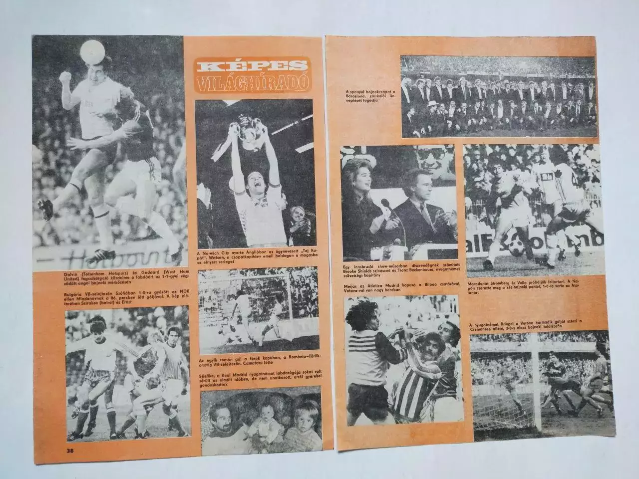 Из журнала LABDARUGAS футбольный календоскоп 7