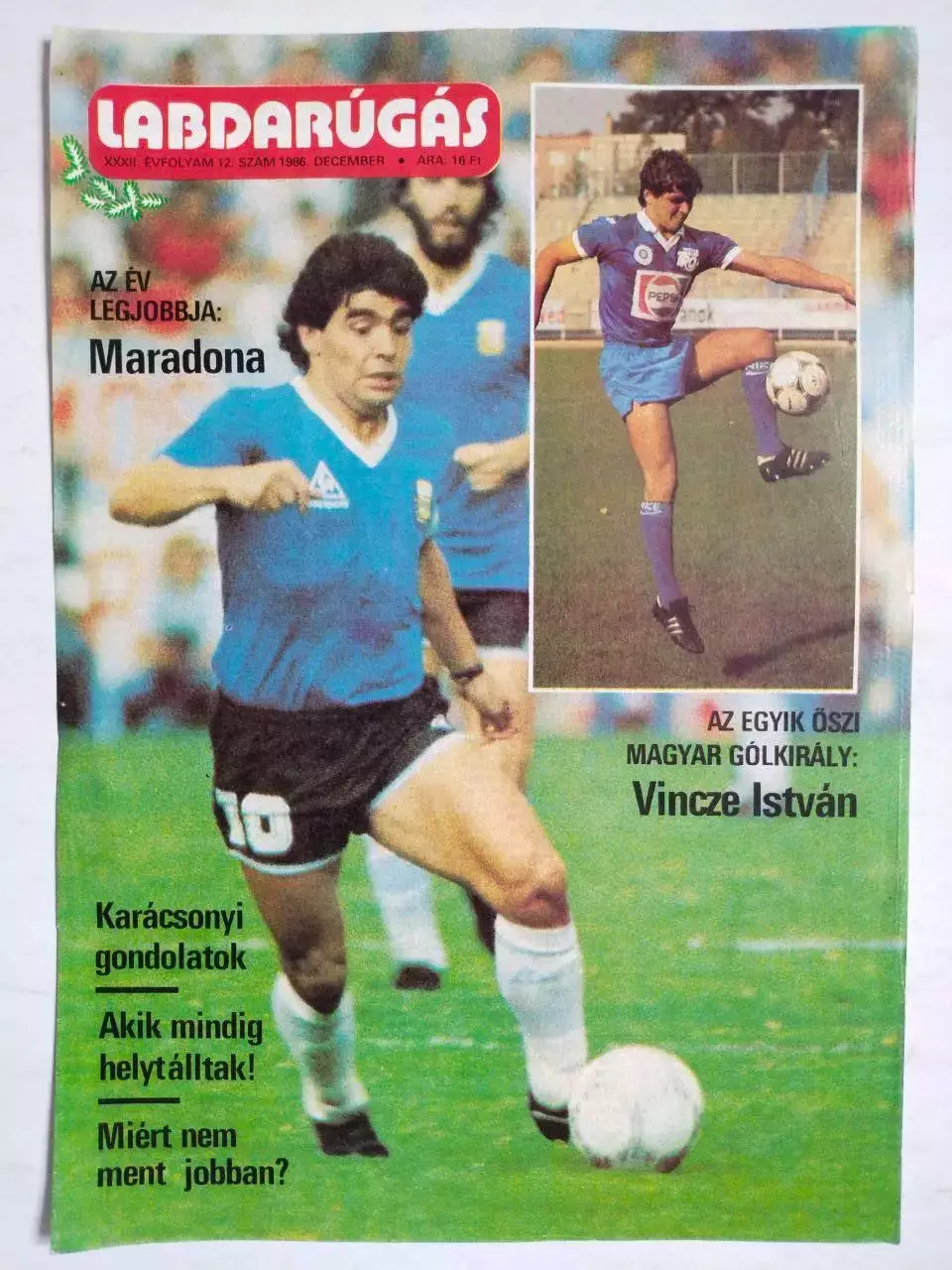 Из журнала LABDARUGAS обложка 1986 год Марадона