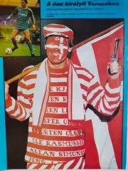 Из журнала kepes SPORT футболист Пребен Элькьер - Ларсен Дания