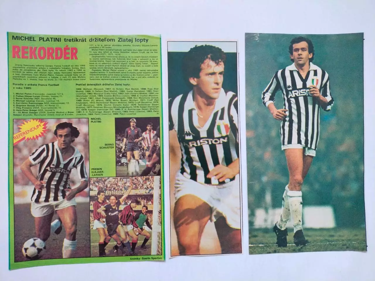 Мишель Платини Франция - подборка фото и статей из зарубежных изданий 7 шт 3