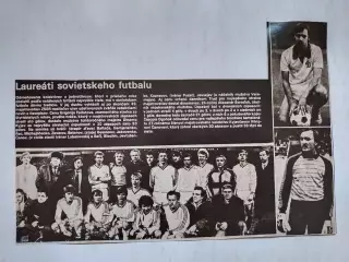 Статья и фото из журнала Стадион Чехословакия фк Динамо Киев