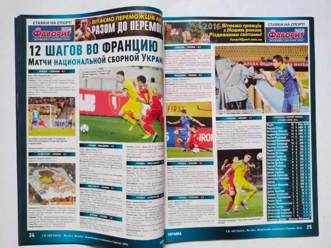 Журнал Футбол Украина Спецвыпуск № 3 за 2015 г. ЖЕРЕБЬЕВКА ЧЕ - 2016 год 2