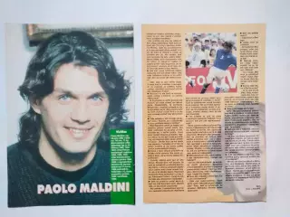 Из журнала FUTBAL звезды футбола - Паоло Мальдини Италия