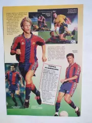 Из журнала FUTBAL звезды футбола - Барселона Испания