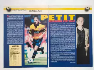 Из журнала FUTBAL звезды футбола - Эмманюэль Пети Франция