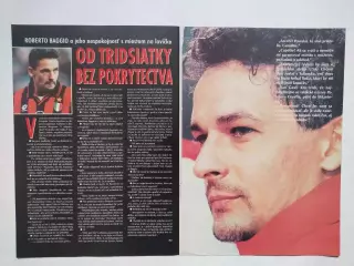 Из журнала FUTBAL звезды футбола - Роберто Баджо Италия