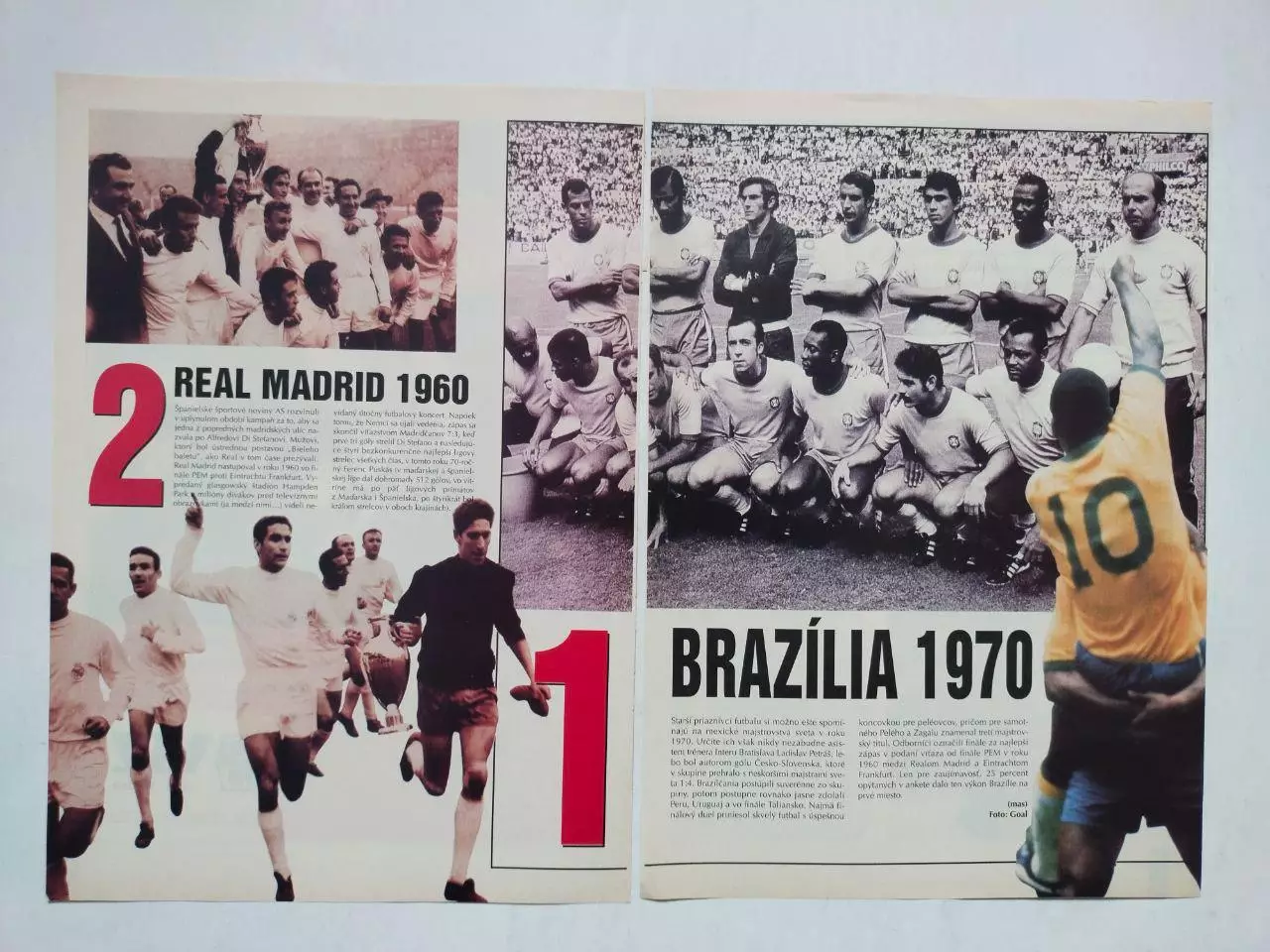 Из журнала FUTBAL - 10 лучших команд всех времен 1