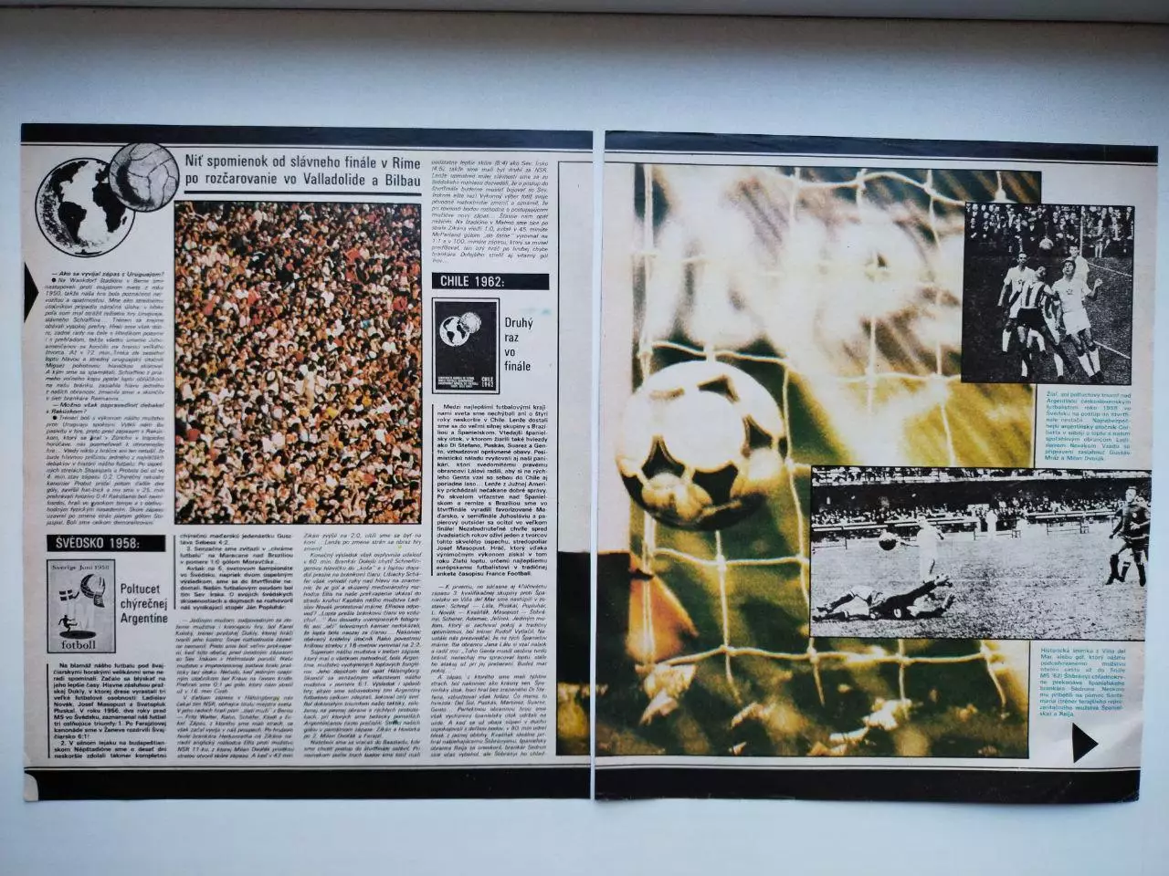 Страницы из журналов Старт Чемпионат мира по футболу 1982 - Чешкий футбол на чм 2