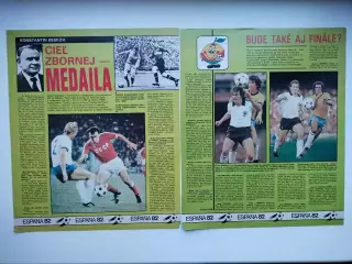Страницы из журналов Старт ЧССР Чемпионат мира по футболу 1982 год - 3
