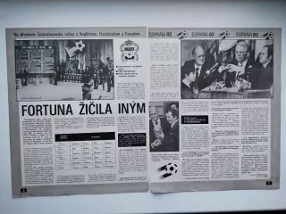 Страницы из журналов Старт ЧССР Чемпионат мира по футболу 1982 год - 7