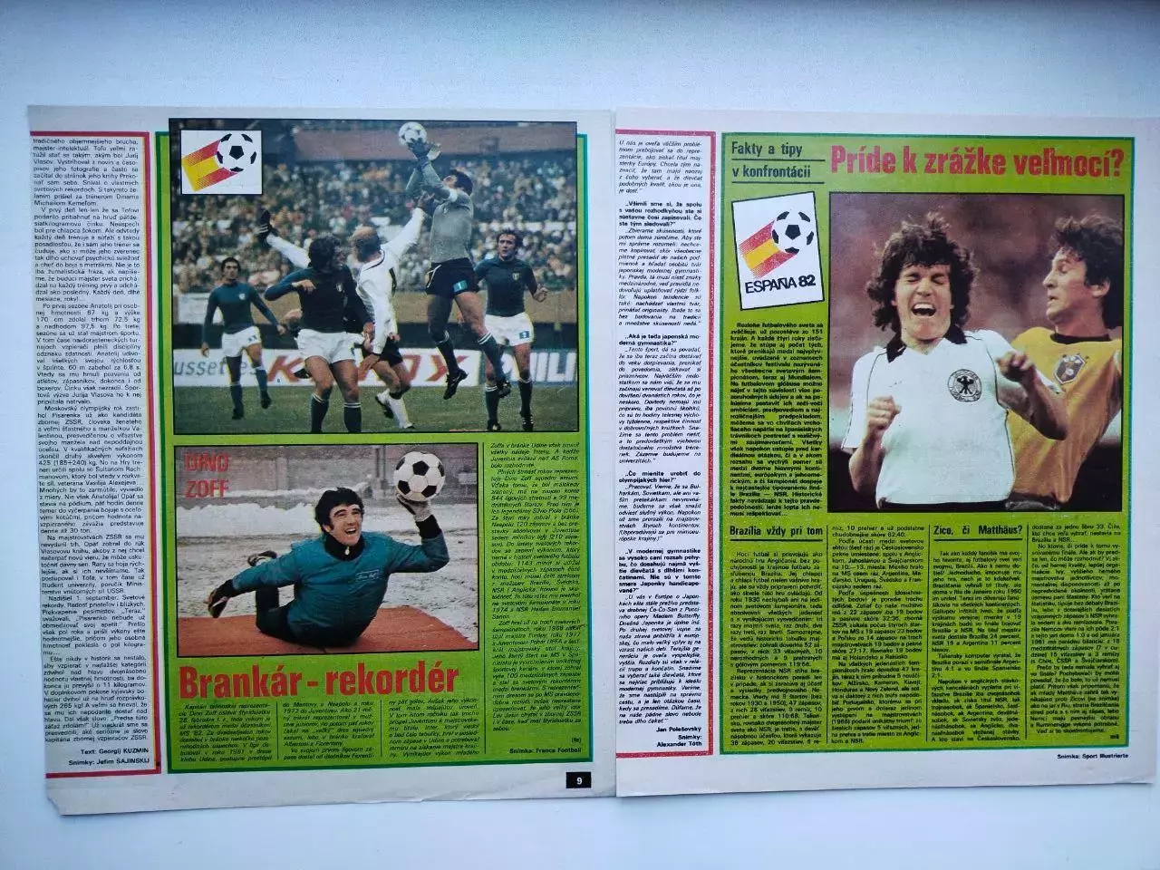 Страницы из журналов Старт ЧССР Чемпионат мира по футболу 1982 год - 13
