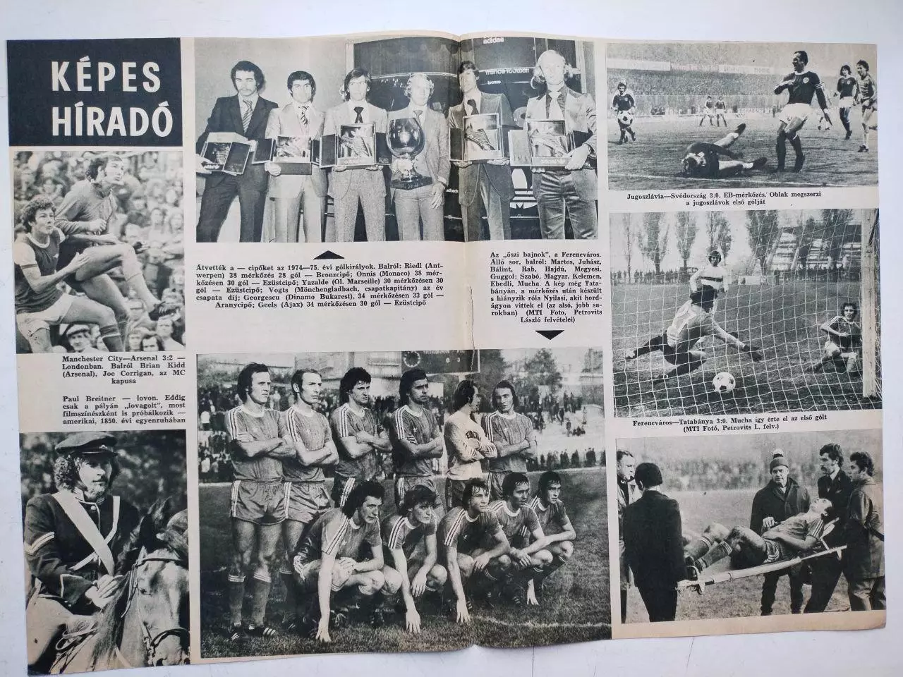 Из журнала LABDARUGAS футбольный календоскоп 9