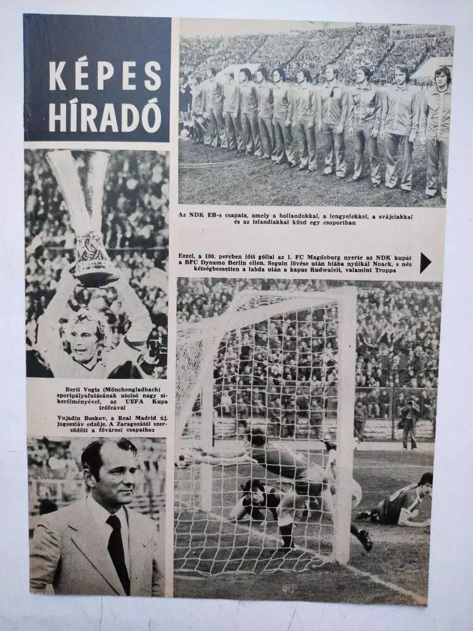 Из журнала LABDARUGAS футбольный календоскоп 14