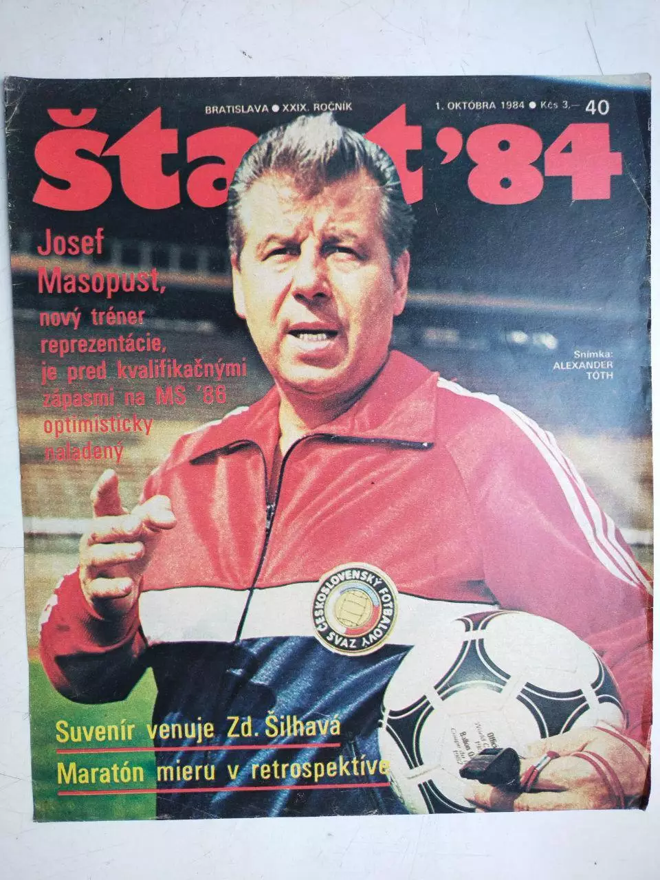 Обложка журнала Старт № 40 за 1984 год