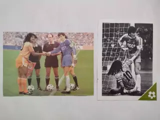 Рукопожатие капитанов Ринат Дасаев СССР и Рууд Гуллит Голландия