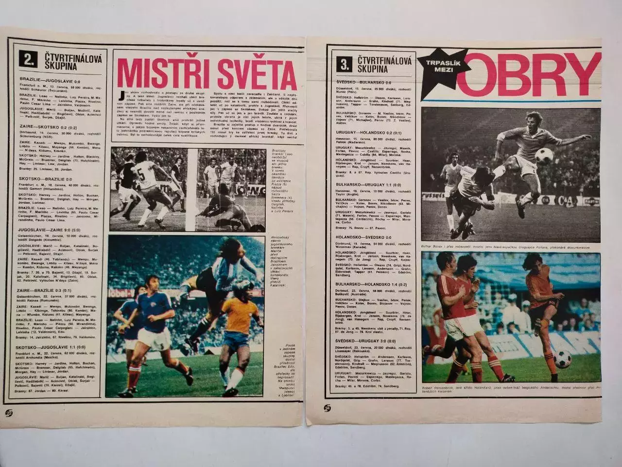 Из журнала Стадион Чехия 1974 год -чм по футболу в Германии 1974 г. 2