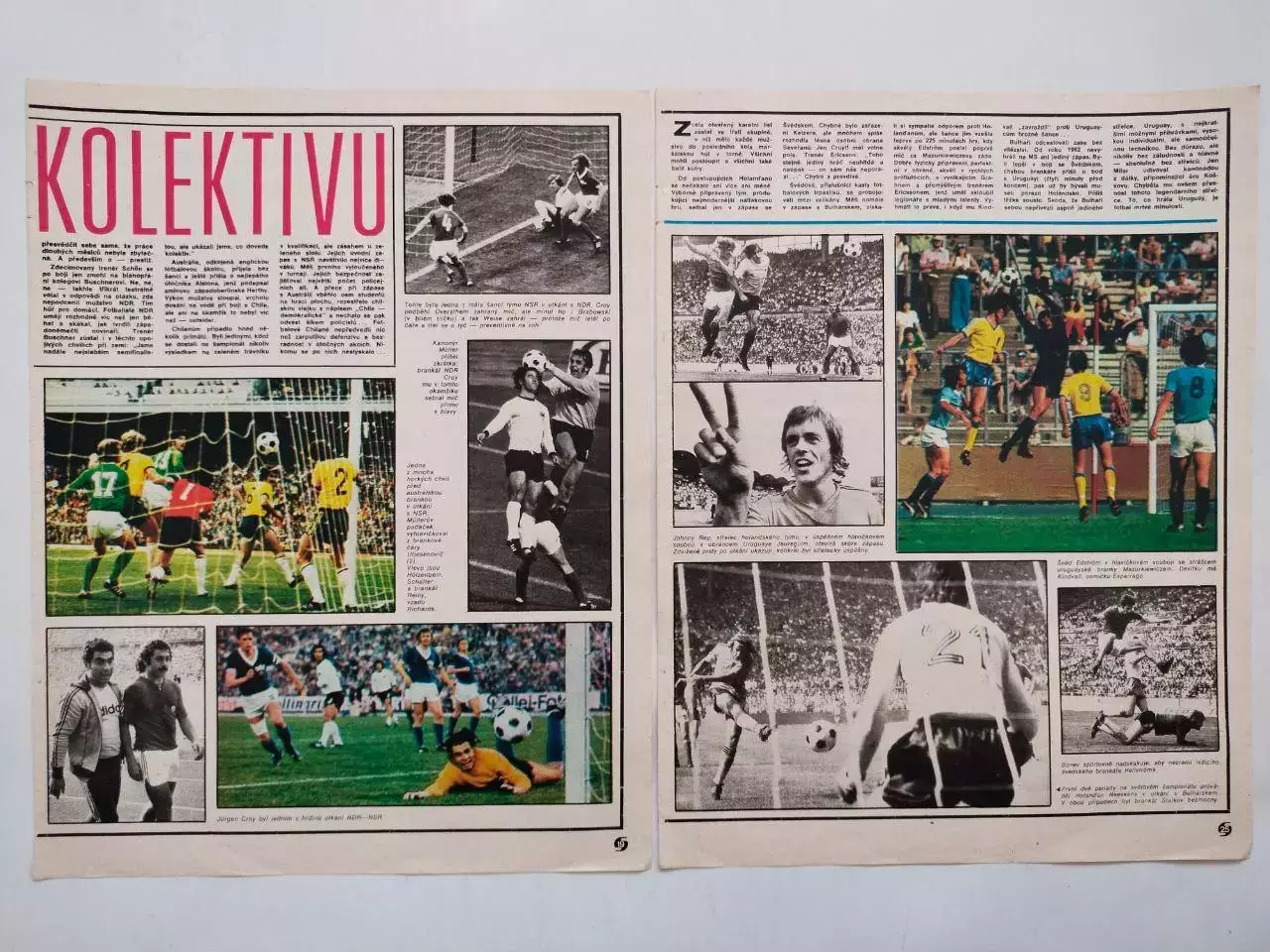 Из журнала Стадион Чехия 1974 г. страницы о чм по футболу в Германии 1974 г. - 3