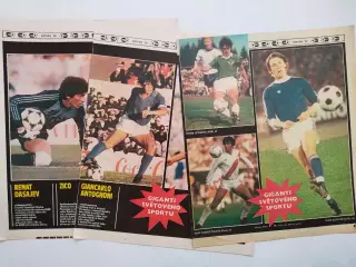 Из журнала Стадион Чехия 1982 год - Звезды чм по футболу в Испании 1982 г.