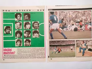 Из журнала Стадион Чехия 1982 год - страницы чм по футболу в Испании 1982 г.