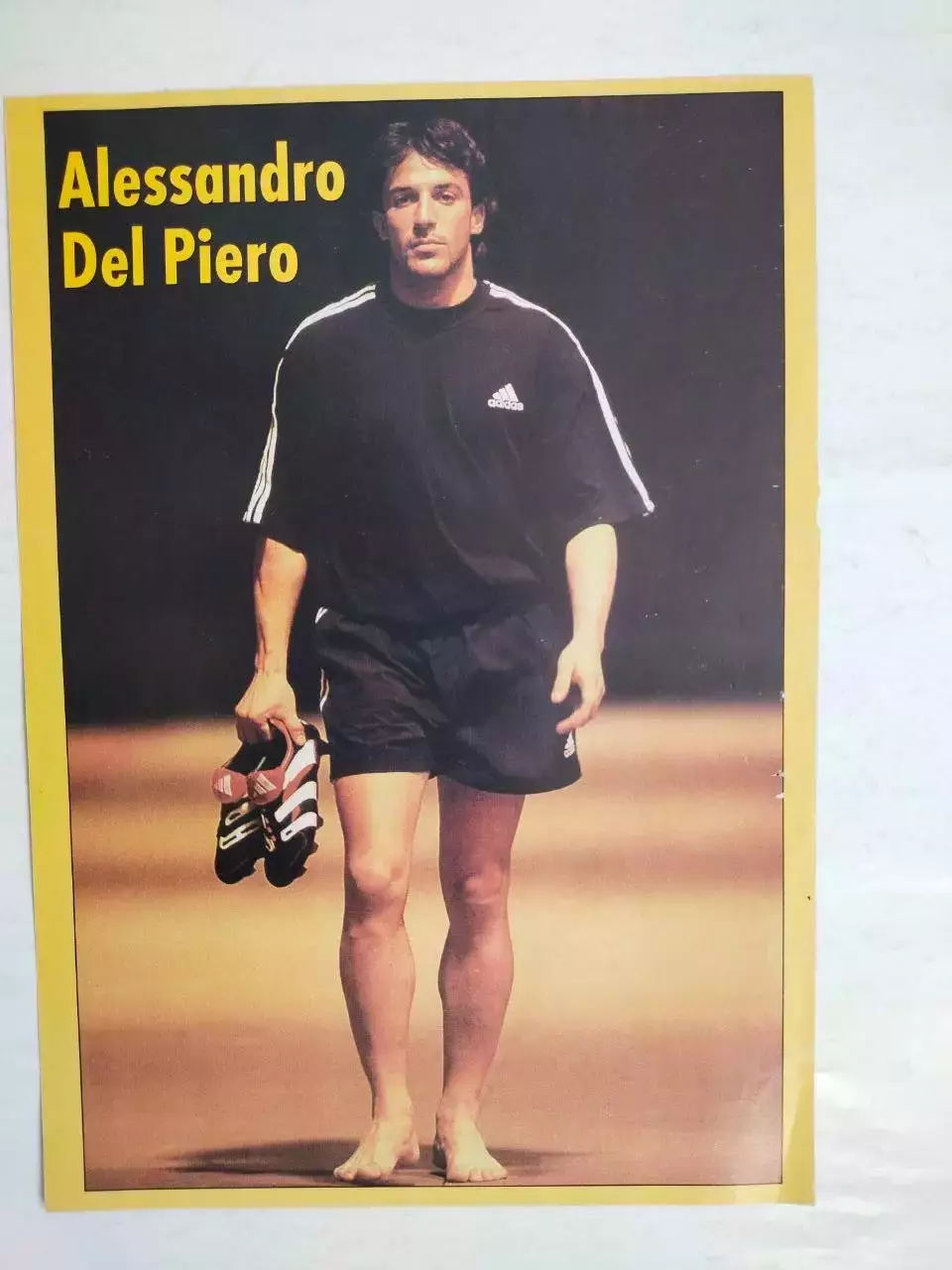 Из журнала FUTBAL звезды футбола - Алессандро Дель Пьеро Италия