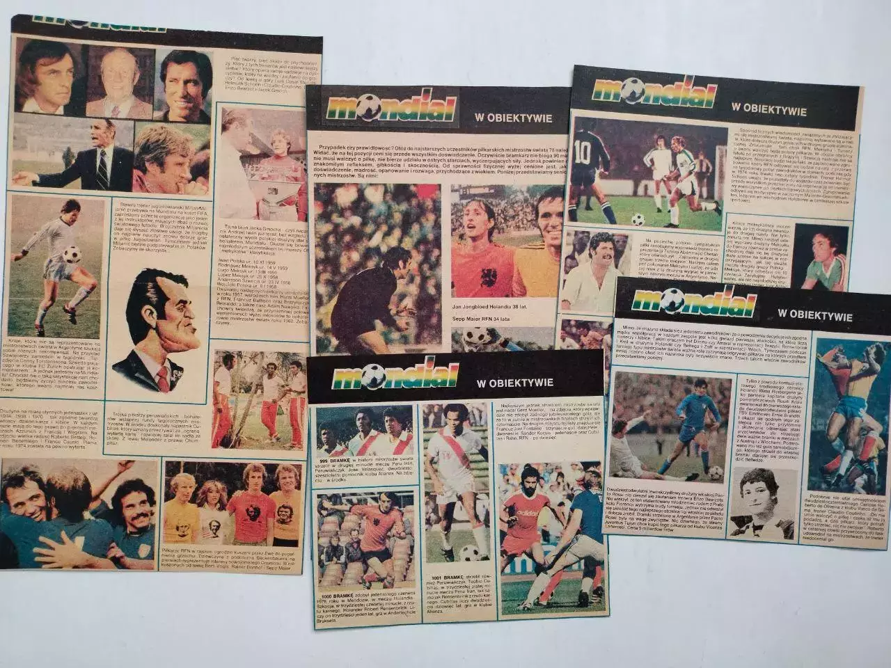 Из польского журнала подборка ЧМ в объективе 1978 год